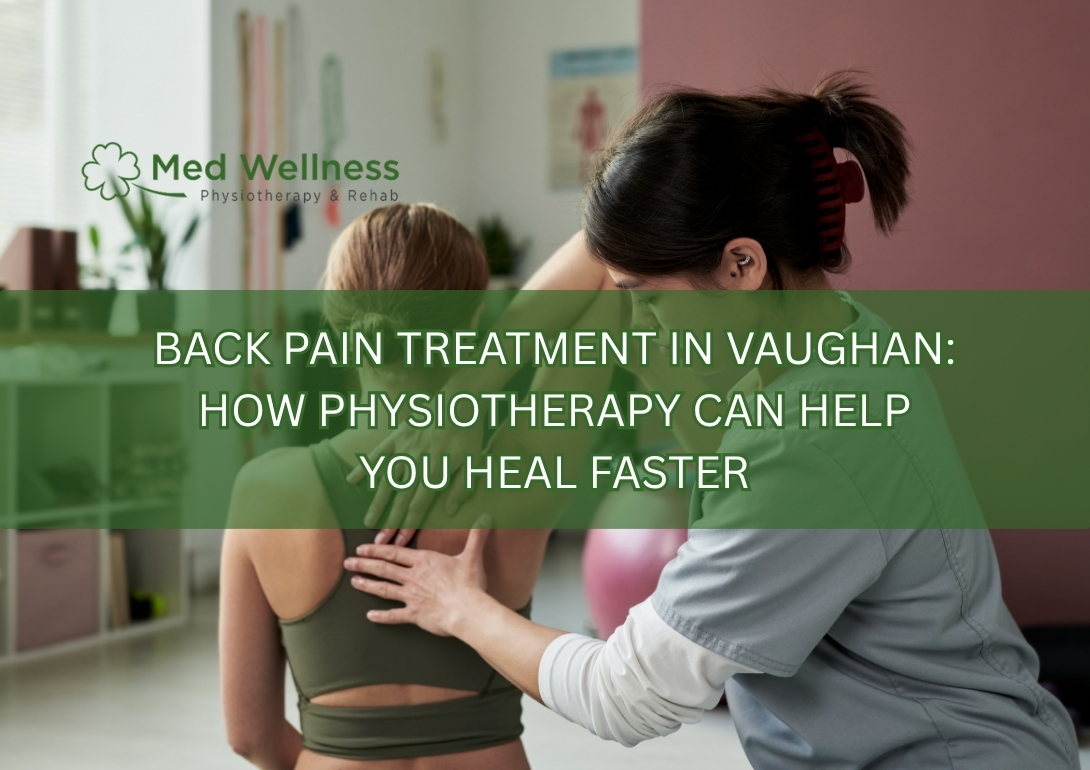 back pain physiotherapy Vaughan treatment session