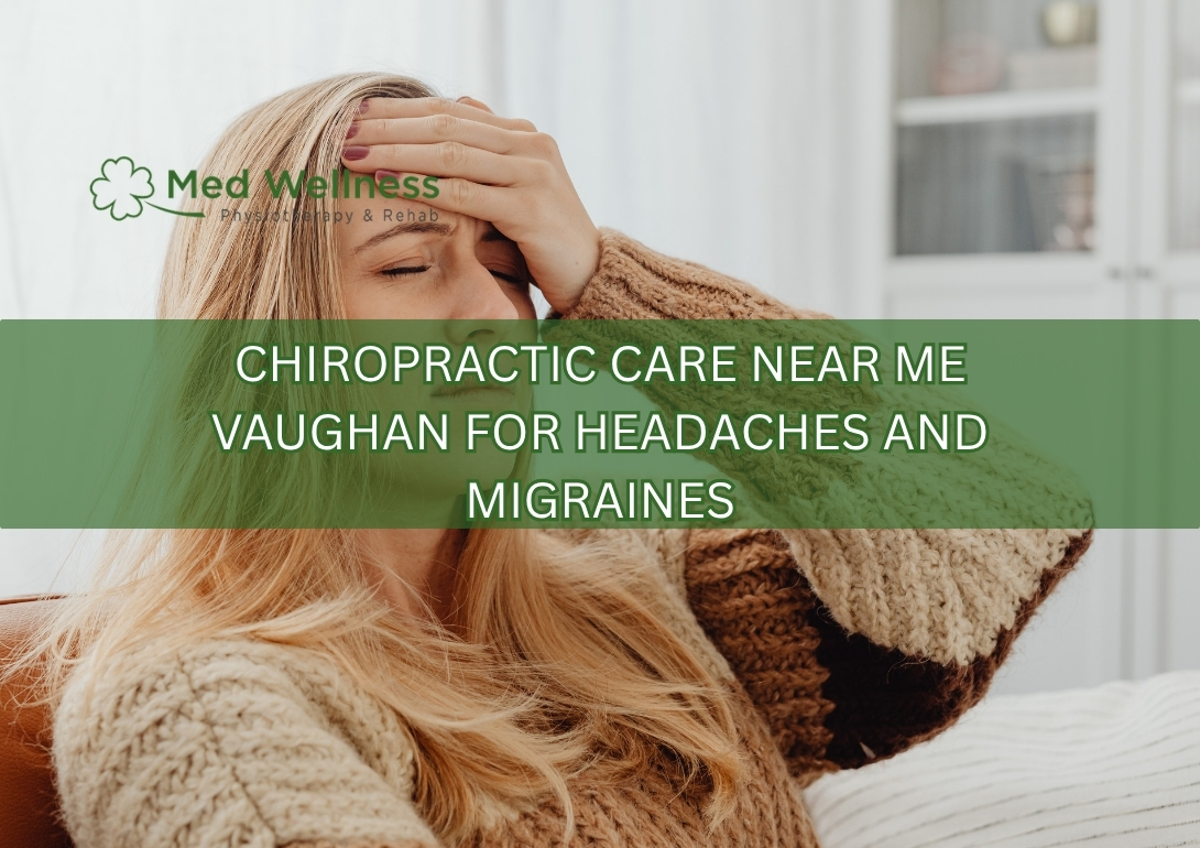 Chiropractic care near me Vaughan treating headaches and migraines with spinal adjustment