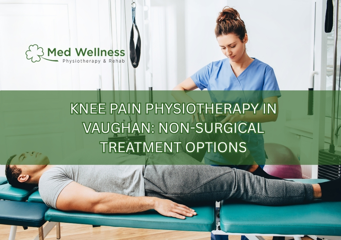 knee pain physiotherapy Vaughan treatment session