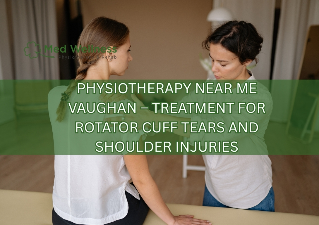 Physiotherapy treatment for rotator cuff tear and shoulder injury in Vaughan clinic