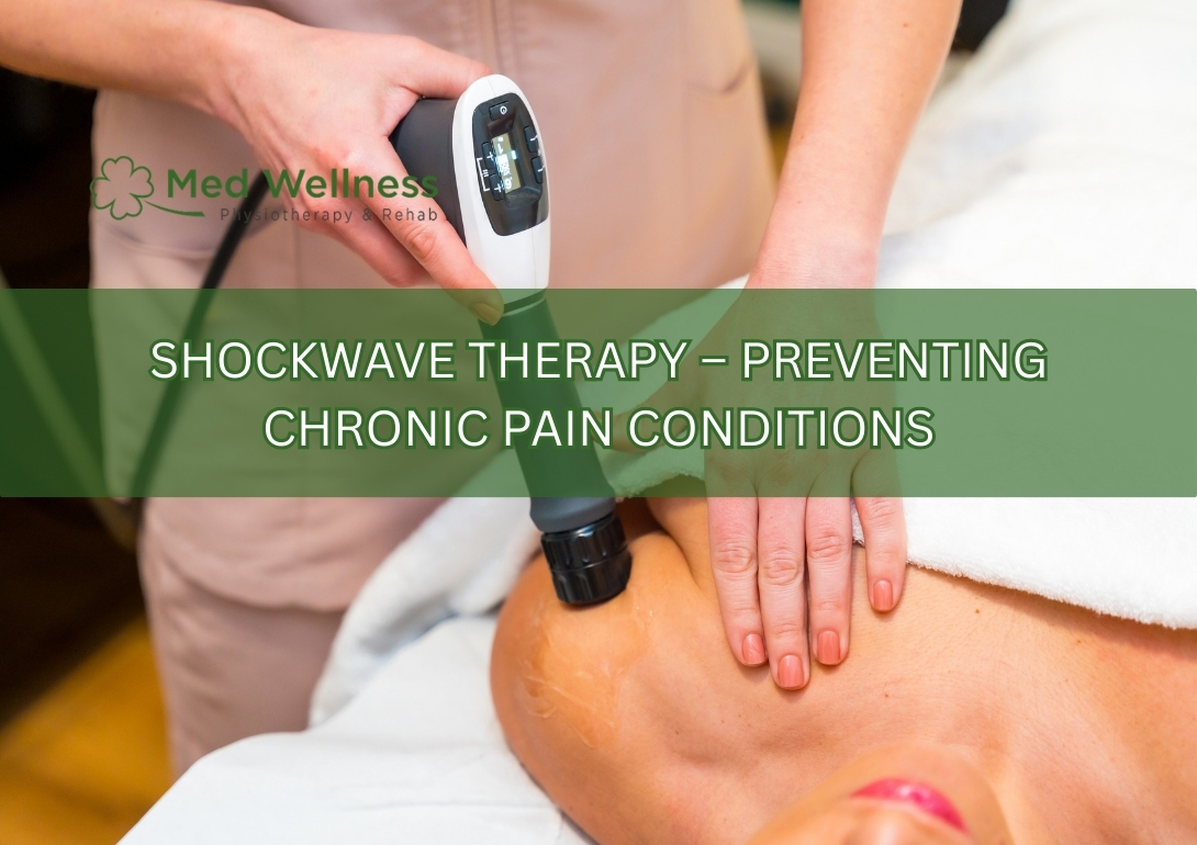 Shockwave therapy preventing chronic pain by reducing inflammation and promoting healing