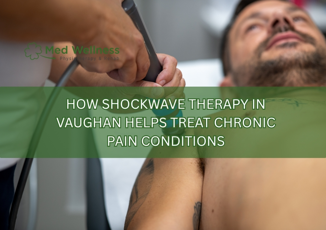 shockwave therapy Vaughan treatment session