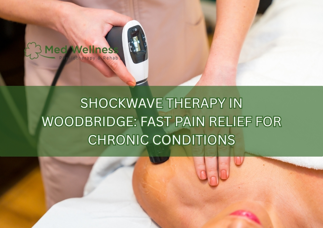 shockwave therapy Woodbridge treatment session