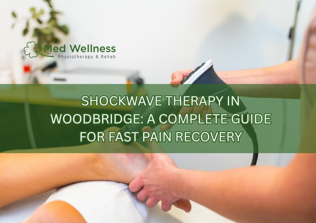 shockwave therapy Woodbridge treatment session