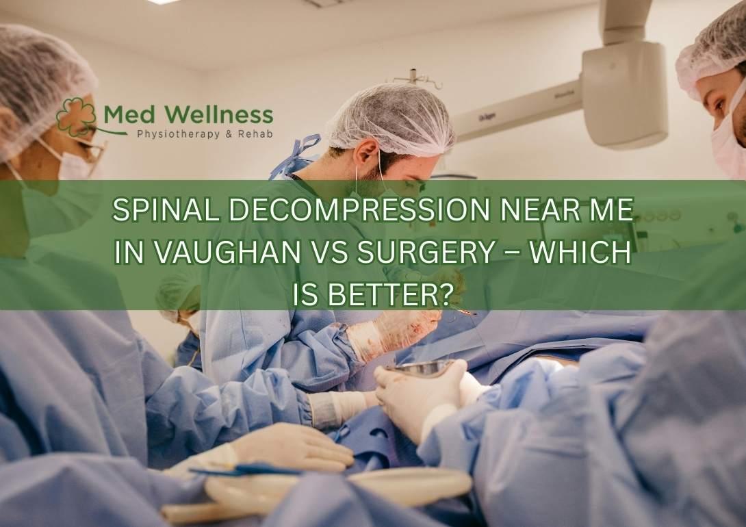 Spinal decompression near me in Vaughan vs spine surgery comparison for back pain treatment