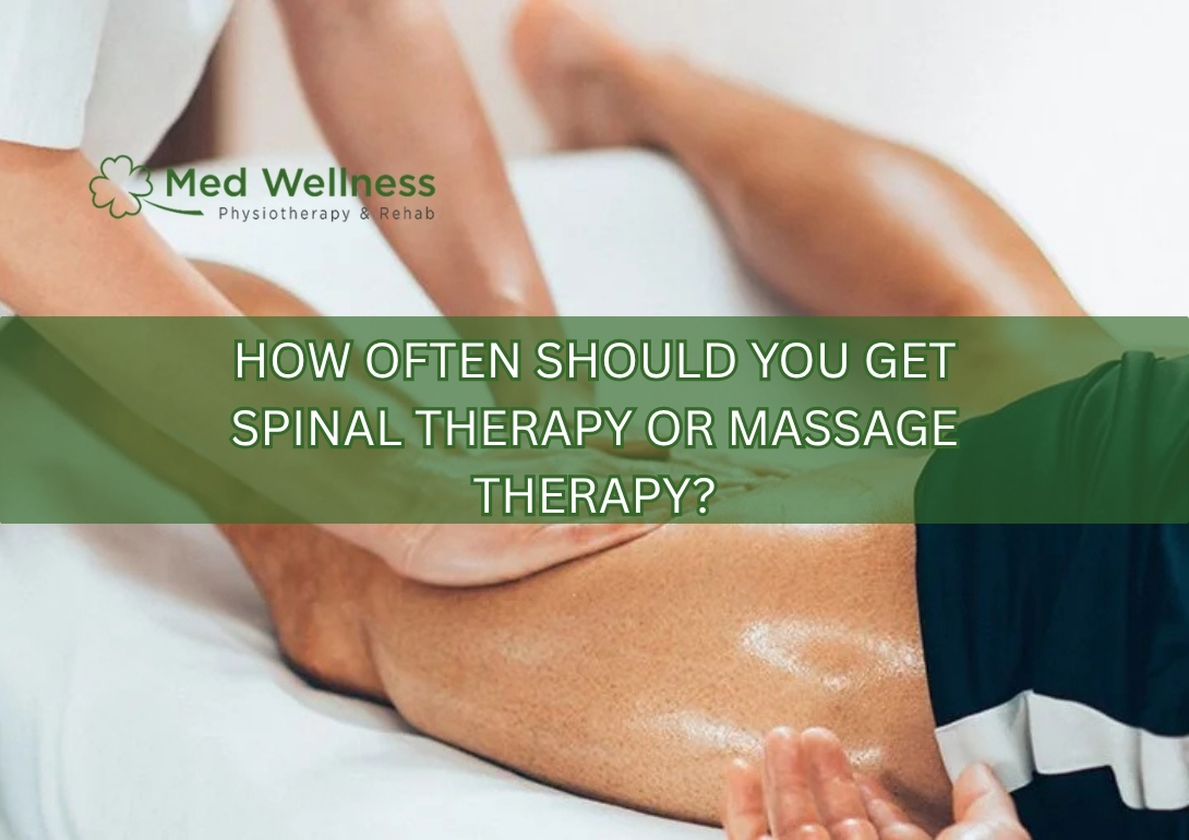 Spinal therapy and massage therapy session frequency treatment plan