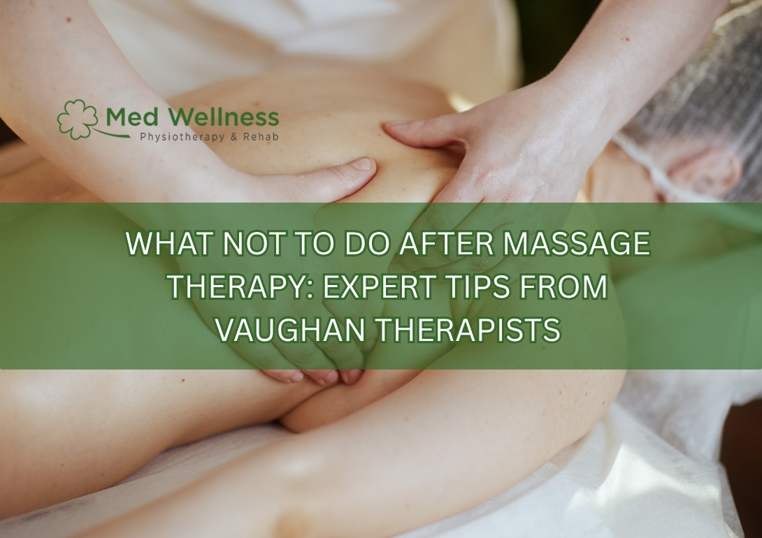 massage therapy aftercare Vaughan tips