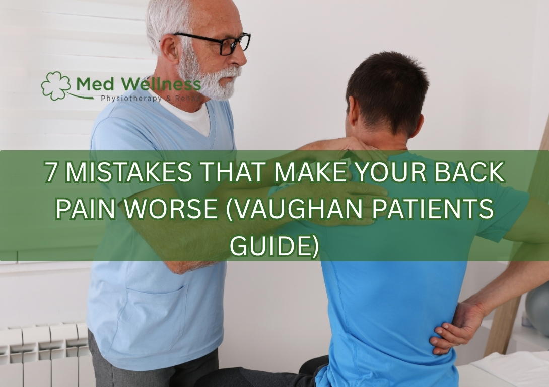 Poor posture and habits that worsen back pain in Vaughan patients