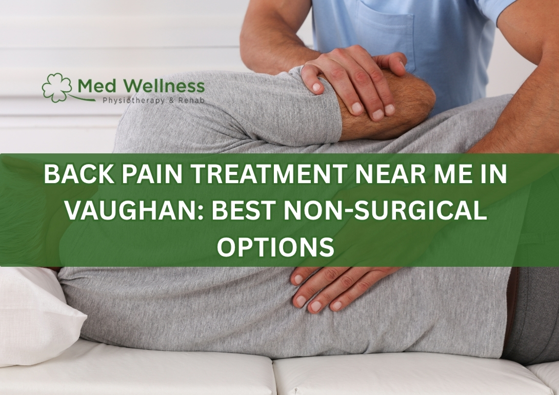Physiotherapy treatment for back pain relief in Vaughan clinic