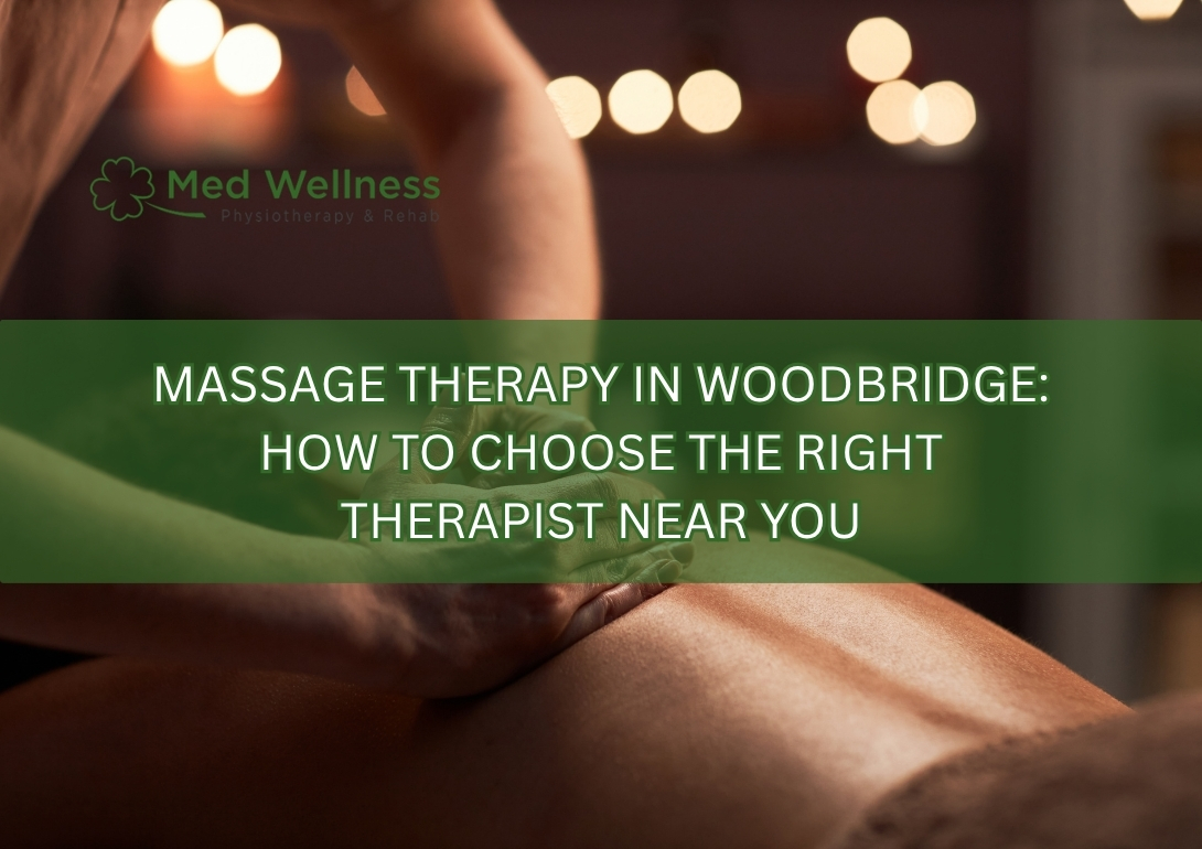 massage therapy session Woodbridge clinic