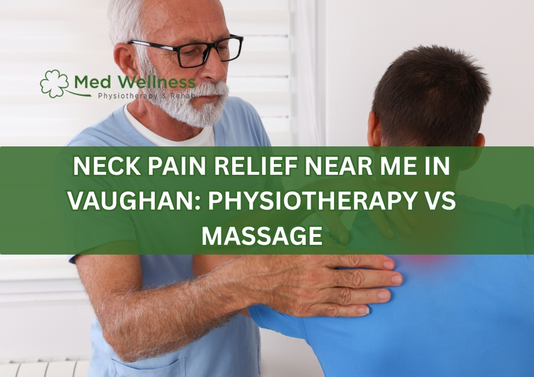 neck pain treatment Vaughan physiotherapy vs massage therapy comparison