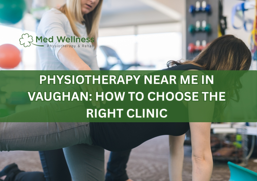 Physiotherapy clinic treatment session in Vaughan for pain relief and recovery