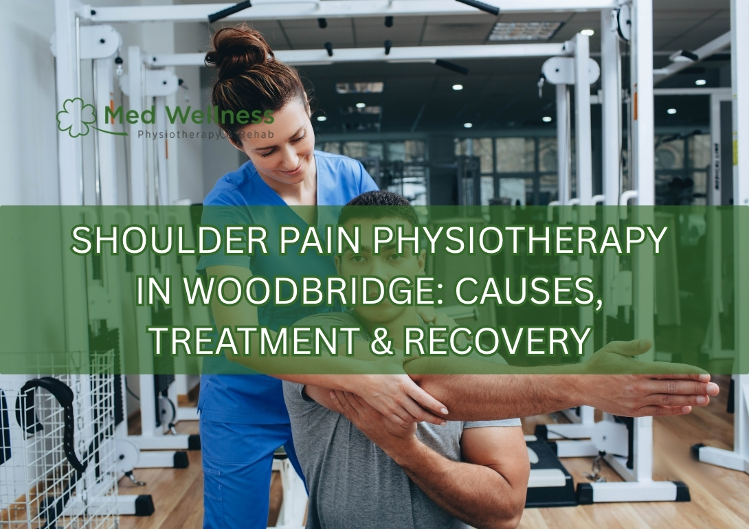 :Physiotherapy treatment for shoulder pain in Woodbridge clinic