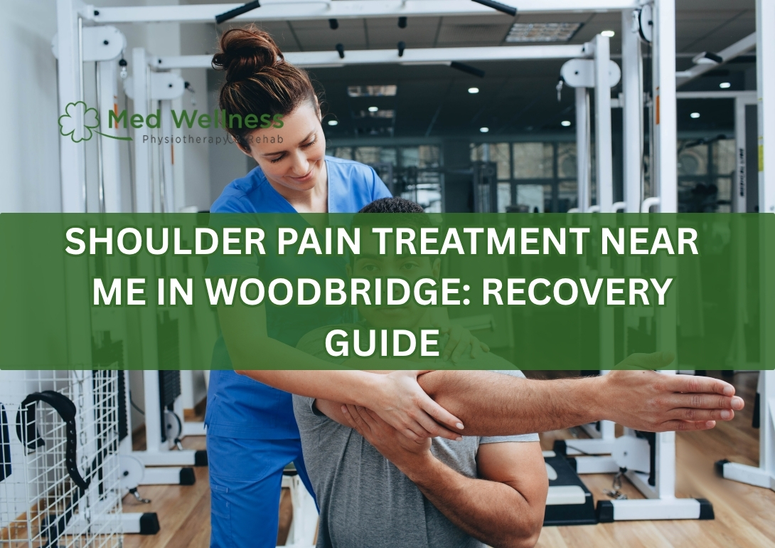 Physiotherapy treatment for shoulder pain recovery in Woodbridge clinic