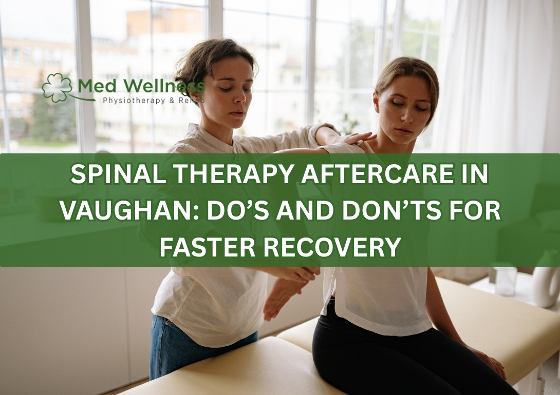 spinal therapy aftercare recovery exercises Vaughan clinic