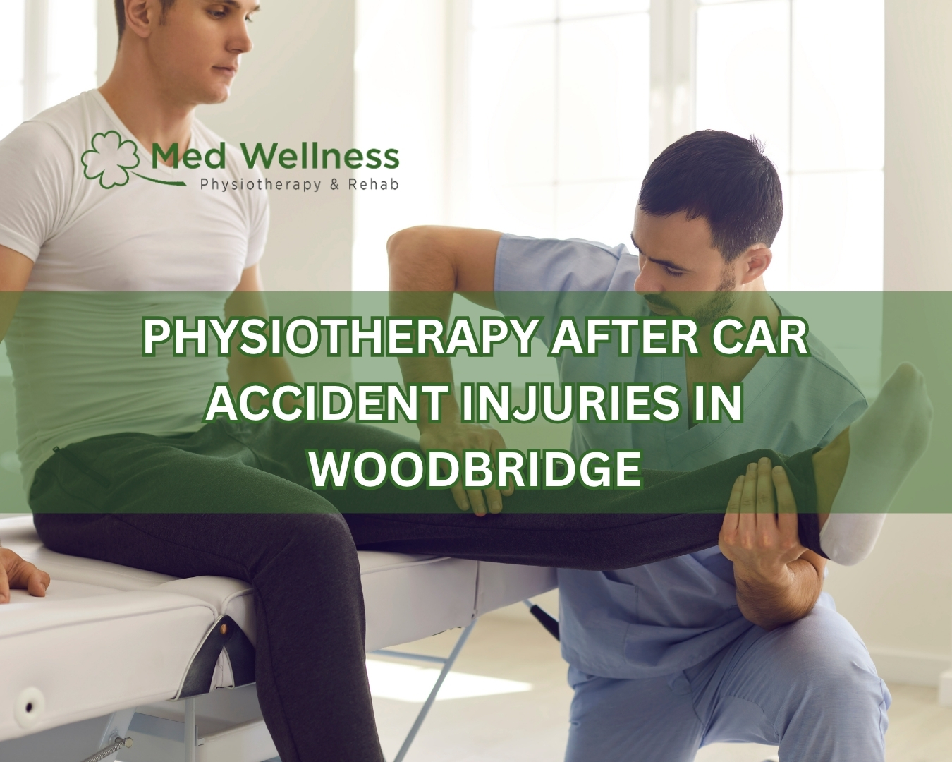 Physiotherapy treatment after car accident injuries in Woodbridge
